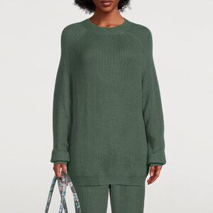 BNWT AW21 HANDVAERK ALPACA RIBBED SWEATER S